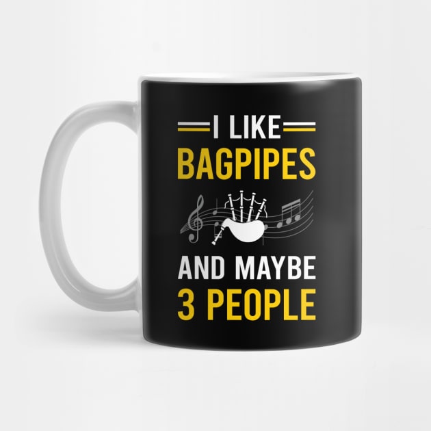 3 People Bagpipe Bagpipes Bagpiper by Bourguignon Aror